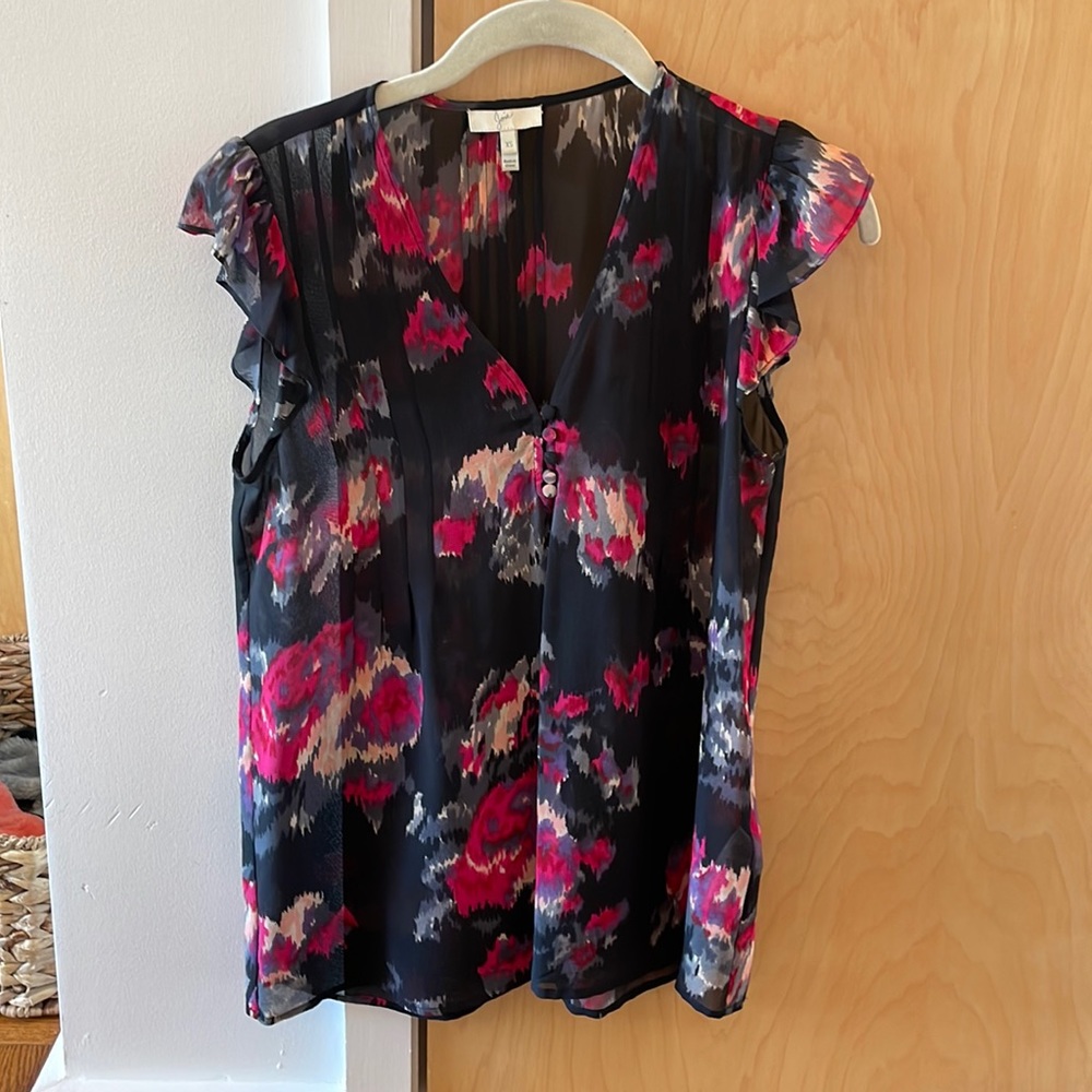 Joie Macey B short sleeve blouse